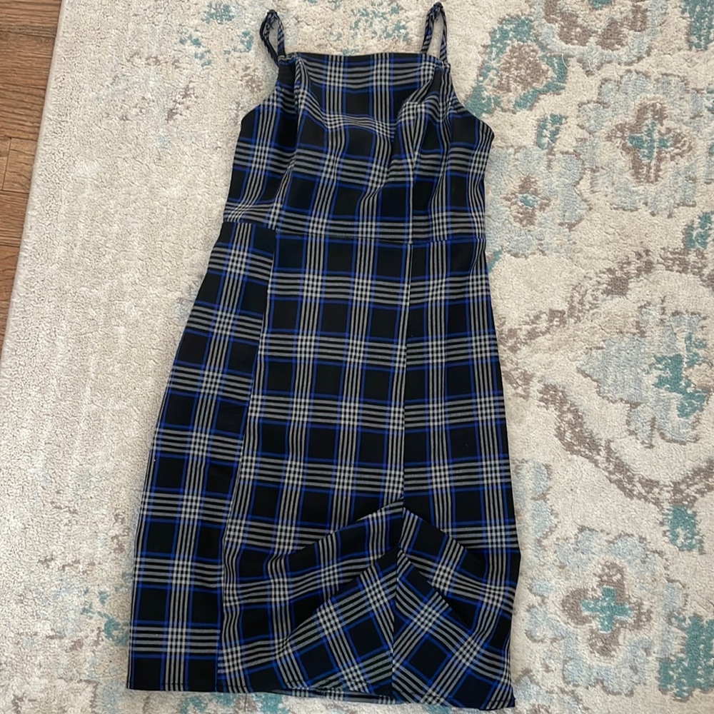 Urban outfitters plaid dress XS
